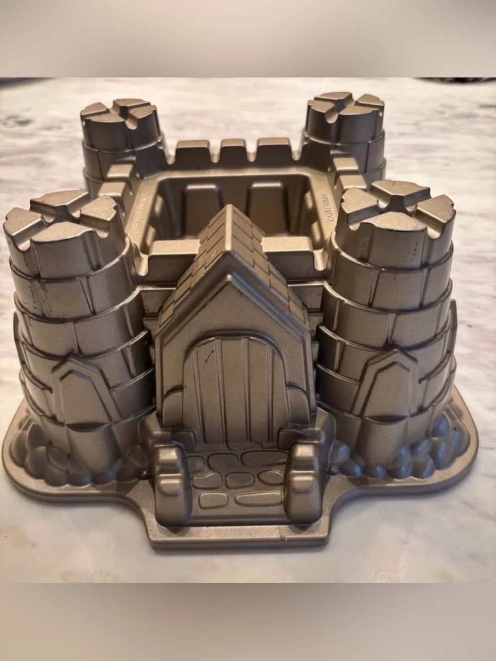 Nordic Ware Castle-Shaped Metallic Bundt Cake Pan